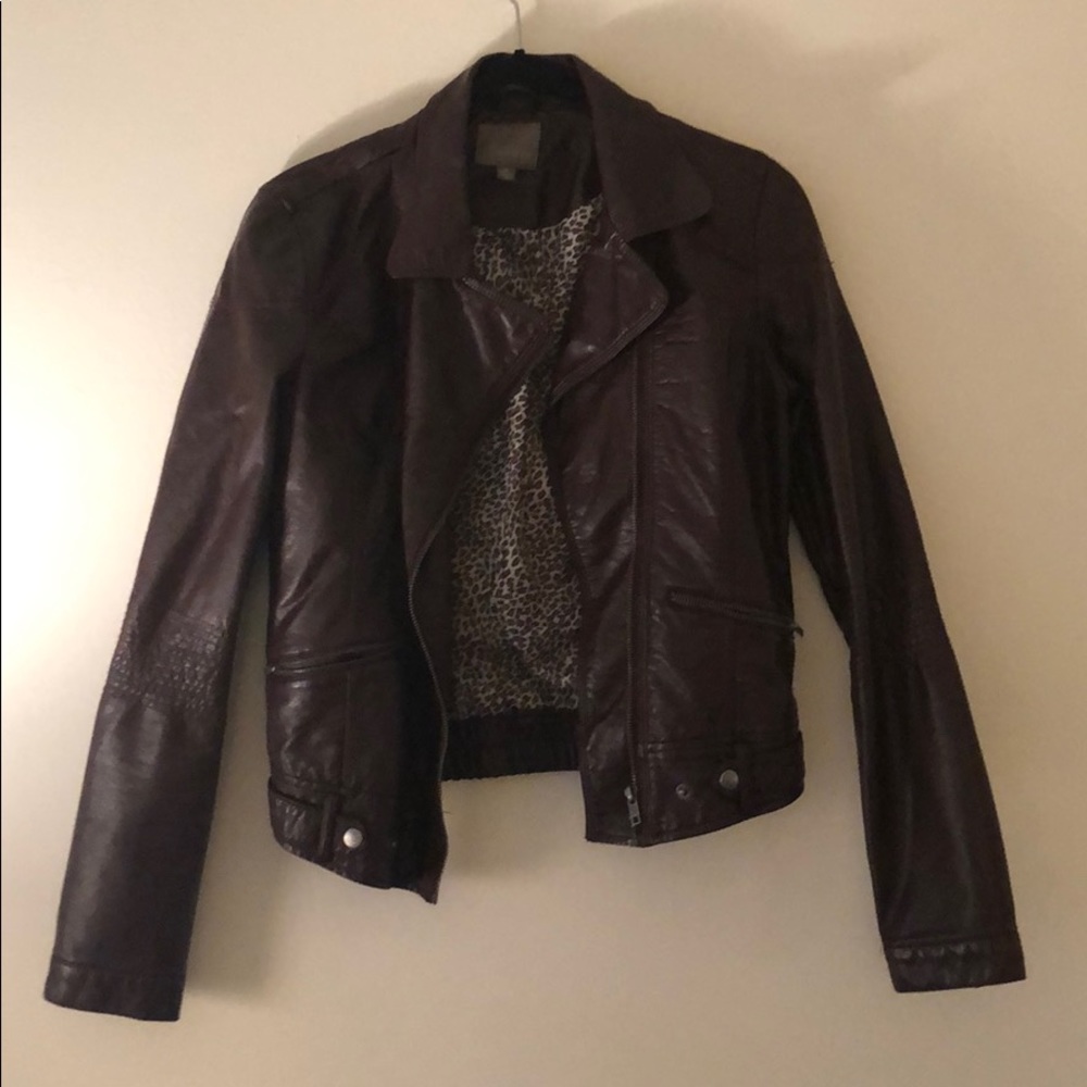 Leather jacket